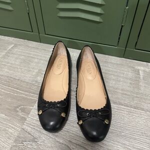 Ralph Lauren Glennie Leather Flats